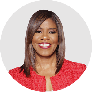 Patrice Harris, M.D., M.A., headshot. CEO and co-founder of eMed, and past president of the American Medical Association.