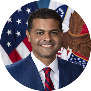 Shereef Elnahal, M.D., M.B.A., headshot. Under Secretary for Health at the United States Department of Veterans Affairs.