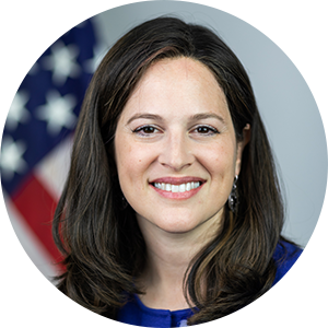 Anne Neuberger headshot. Deputy National Security Advisor for Cybersecurity and Emerging Technology, National Security Council