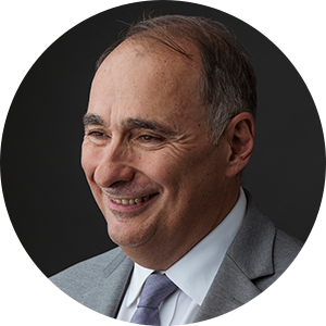 David Axelrod headshot. Political strategist and former senior advisor to former President Barack Obama.