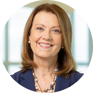Joanne M. Conroy headshot. President and CEO of Dartmouth-Hitchcock Medical Center, chair-elect of the American Hospital Association Board of Trustees.
