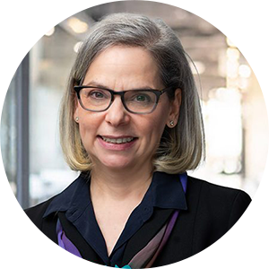 Lisa Goldstein headshot. Senior vice president at Kaufman Hall.
