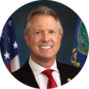 Senator Roger Marshall, M.D., headshot. Senator from Kansas.